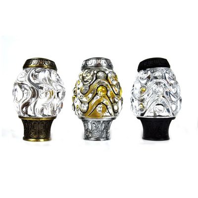 Kundengebundene Vorhang Finials Crystal Curtain Rod Accessories