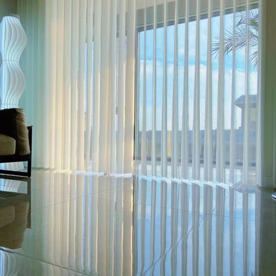 89mm Stromausfall-Fenster-Vertikaljalousie-Gewebe-Polyester-Material für Hotel