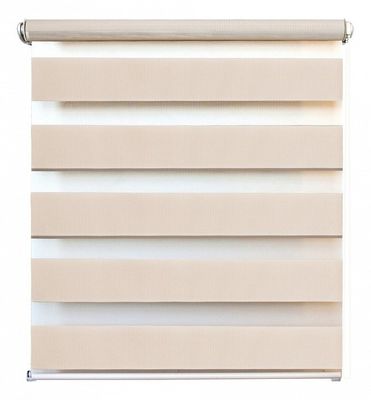Die halb transparente gezogene Rollladen-Badezimmer-Küchen-Hand bördelt Zugschnur-Rolle herauf Vorhänge