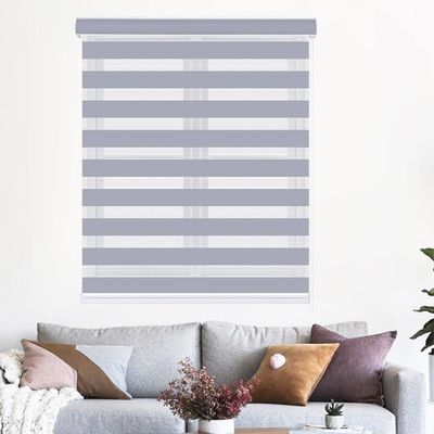 Horizontales InnenZebra-blinde Vorhang-Doppelschicht für Wohnzimmer