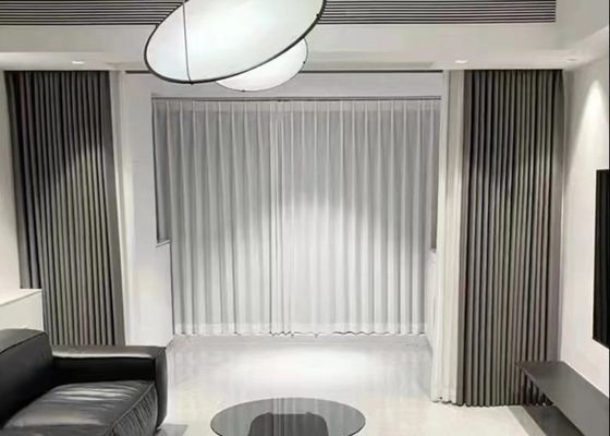 Moderne Samt-Hotel-Art Vorhang-Stromausfall-flexibles justierbares