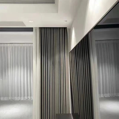 Moderne Samt-Hotel-Art Vorhang-Stromausfall-flexibles justierbares