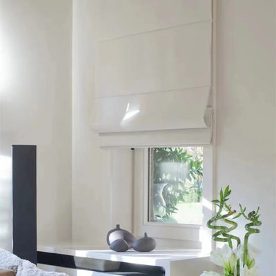 Gray Roman Blind Curtains Electric Motorized oben unten für Wohnzimmer-Schlafzimmer