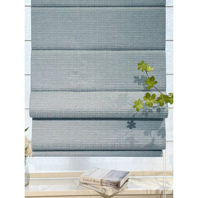 Gray Roman Blind Curtains Electric Motorized oben unten für Wohnzimmer-Schlafzimmer