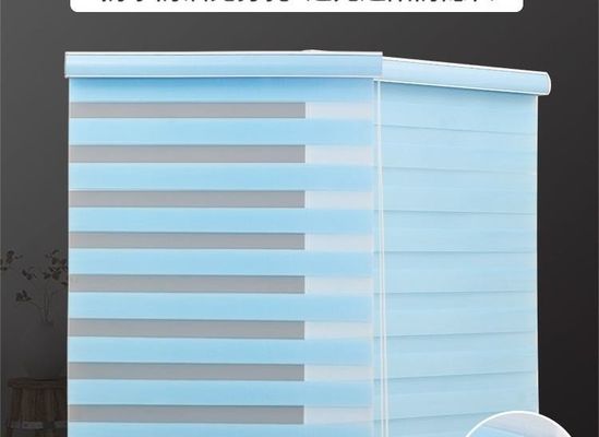 Wasserdichte Rollen-Zebra-Vorhänge, horizontale Rollen-Schatten für Wohnzimmer