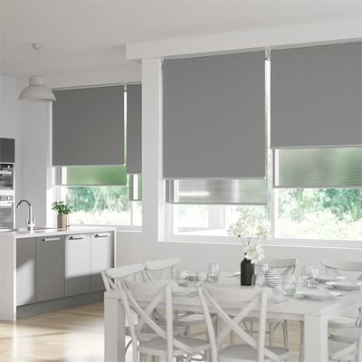 Manuelles Gewebe Grey Day And Night Roller macht für Innenschutz der privatsphäre blind