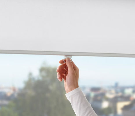 Manuelles Gewebe Grey Day And Night Roller macht für Innenschutz der privatsphäre blind
