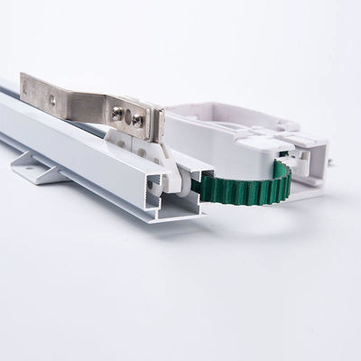 Neuzugang-hohe Qualität S falten ausdehnbaren Aluminiumlegierungs-automatischen motorisierten elektrischen Vorhang-Schienenstrang für Windows