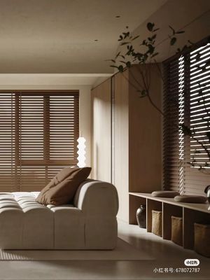 Natürlicher gesponnener Bambus macht Rollladen-horizontale venetianische Latten für Büro-Fenster blind