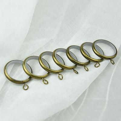 Stangensatz Großhandels- des Fensterdekoration Bronze- Gold-Chrome-Kupfersplittermetalleisernen vorhangs