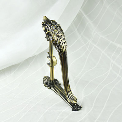 28/19mm Bronzevorhang Finials-verdrehter Gardinenstange-Vorhang Rod Accessories