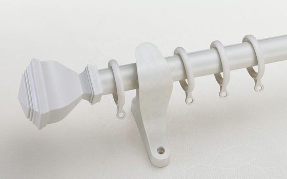 Aluminiumrohr-doppelter Vorhang Rod Holder Image Curtain des Wand-Berg-28mm