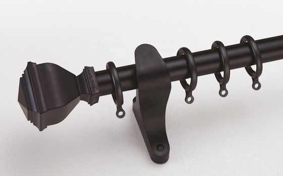 Aluminiumrohr-doppelter Vorhang Rod Holder Image Curtain des Wand-Berg-28mm