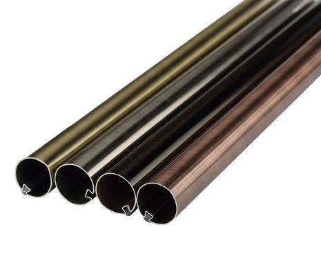 28mm ausdehnbares Vorhang-Rohr-Rod Silver Color For Home-Fenster
