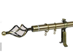 28mm ausdehnbares Vorhang-Rohr-Rod Silver Color For Home-Fenster