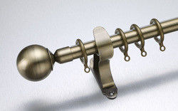 Modernes Vorhang-Rohr-Rod Metal Stainless Steel Material-Bronzenickel-Farbe