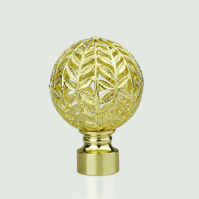 DIAMANTmetallvorhang Finials-Gardinenstangezusätze des direkten neuen Großhandelsentwurfs der Fabrik goldene Kristall
