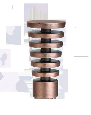 Einzelnes doppeltes Vorhang-Rohr Rod Steel Material Modern Style für Haus