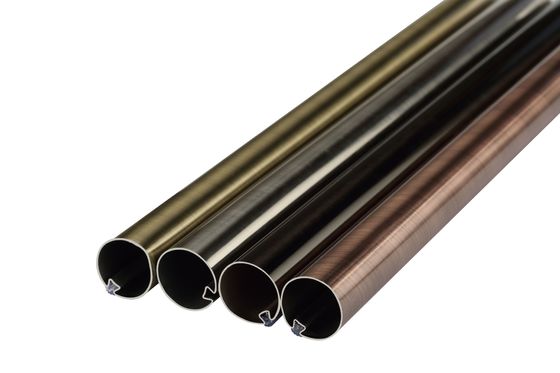 Einzelnes doppeltes Vorhang-Rohr Rod Steel Material Modern Style für Haus