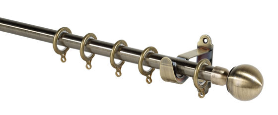 Aluminiumlegierungs-Metallvorhang-Rod Sets For Home Window-Dekoration