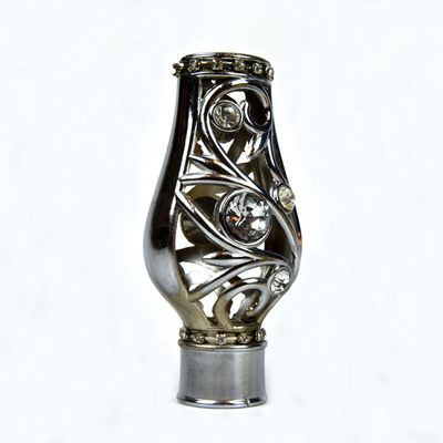 Kronen-Form-Vorhang Rod Head Crystal Material Durable für Dekoration