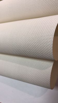 38mm Gewebe-Rollen-Schatten, dekorative Aluminiumrohr-Fenster-Verdunkelungsrollos