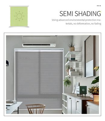Helles Entstörungsgrey honeycomb blackout blinds, moderne geschnürte zelluläre Schatten