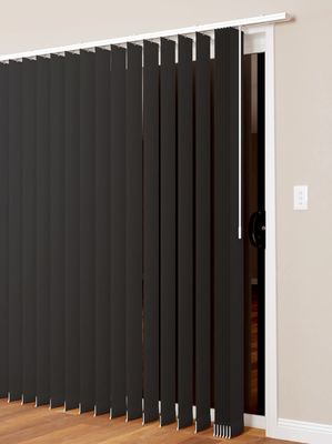 Luxus-89mm 127mm Fenster-Vertikaljalousie-manuelles Gewebe-Material