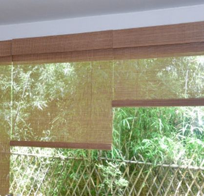 Sonnenschutz-Hotel-Art Vorhänge, Balkon-Bambusvorhänge für Tee-Raum-Studien-Büro-Hotel