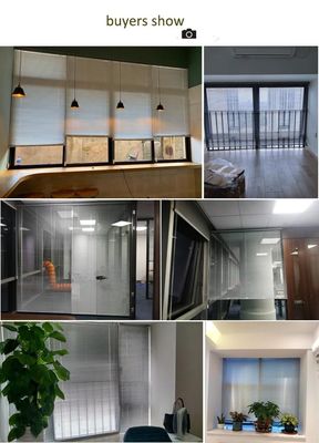 Flacheisen-Büro-Fenster drapiert, manuelles Steueraluminiumjalousien