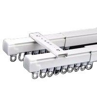1.1-2.1m Aluminiumhochleistungsdecken-Wand-Berg-einziehbarer Spannungs-Vorhang-Bahn-Satz