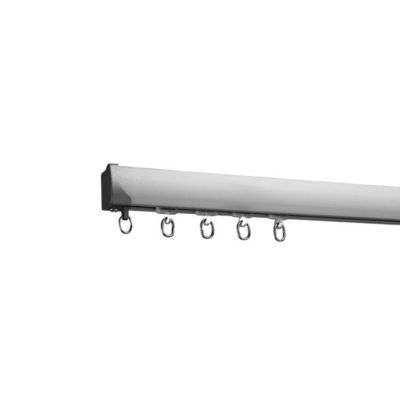 1.1-2.1m Aluminiumhochleistungsdecken-Wand-Berg-einziehbarer Spannungs-Vorhang-Bahn-Satz