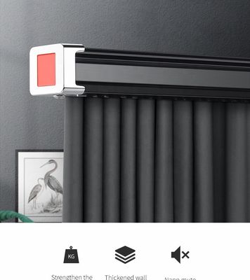 Einzelne doppelte Decke bereite der Schiffsversorgung weiße schwarze Farbbrachte Aluminiumvorhangbahn an