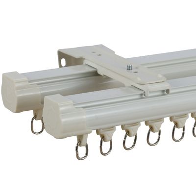 Vorhang-Rod Price White Color Aluminum-Vorhangschienen für Vorhänge