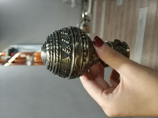 Bronzevorhang Rod End Caps Curtain Accessories des kupferne Farbmetall28mm