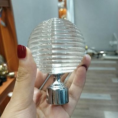 Der Fabrik Gardinenstangezusätze direkt en gros 16/19mm 28mm Kristallmetall