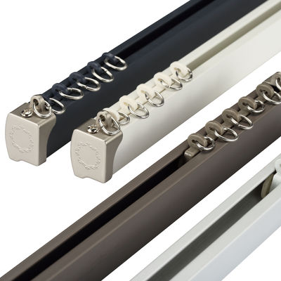 Gleitende Windows-Vorhang-Aluminiumbahn mit Flaschenzug-System-Vorhang-Eisen-Schienen-Vorhang-Bahn