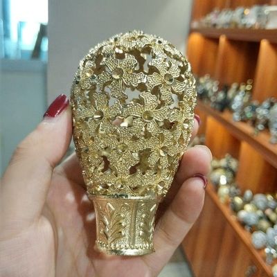 Großhandelsgardinenstangepreisgoldfarbmetallendstöpsel Finialgardinenstangezusätze