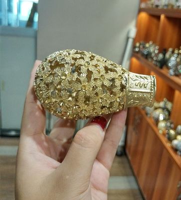 Großhandelsgardinenstangepreisgoldfarbmetallendstöpsel Finialgardinenstangezusätze