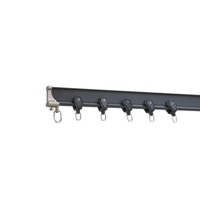 Fenster-dekoratives gebogenes stilles Vorhang-Bahn-Handbuch-Aluminiummetallmaterial
