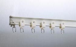Fenster-dekoratives gebogenes stilles Vorhang-Bahn-Handbuch-Aluminiummetallmaterial