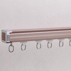 Aluminiummetallstille Vorhang-Bahn mit Decke angebrachter an der Wand befestigter Art