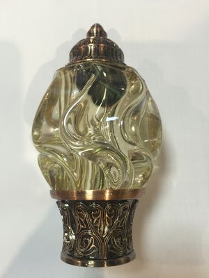 Dekorative Glashauptvorhang-Rod Accessories Curtain Finials For-LuxusGardinenstangen