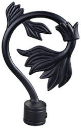 Dekorative Glashauptvorhang-Rod Accessories Curtain Finials For-LuxusGardinenstangen