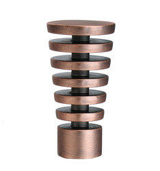 Dekorative Glashauptvorhang-Rod Accessories Curtain Finials For-LuxusGardinenstangen