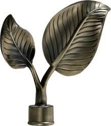 Dekorative Glashauptvorhang-Rod Accessories Curtain Finials For-LuxusGardinenstangen