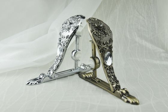 Qualitätsstieg Aluminiumeisenmetallgardinenstangeklammerfenstergardinenstange-Haltewinkel 28/19 Gardinenstangeklammer