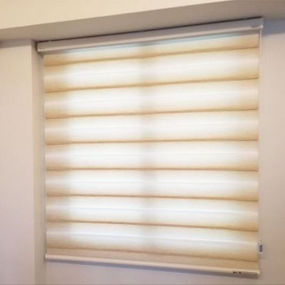 Elektrisch auf und ab und Tag und Nacht drahtloses unteres Bienenwaben-Vorhang-Hotel-Wohnzimmer