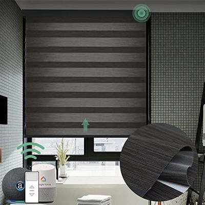 Dekoratives Zebra-Doppelschatten, horizontaler Zebra-Fenster-Vorhang