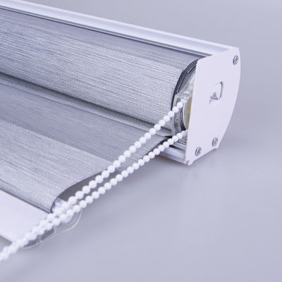 Dekoratives Zebra-Doppelschatten, horizontaler Zebra-Fenster-Vorhang